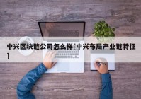 中兴区块链公司怎么样[中兴布局产业链特征]