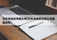 红杉资本区块链公司[红杉资本区块链公司是国企吗]